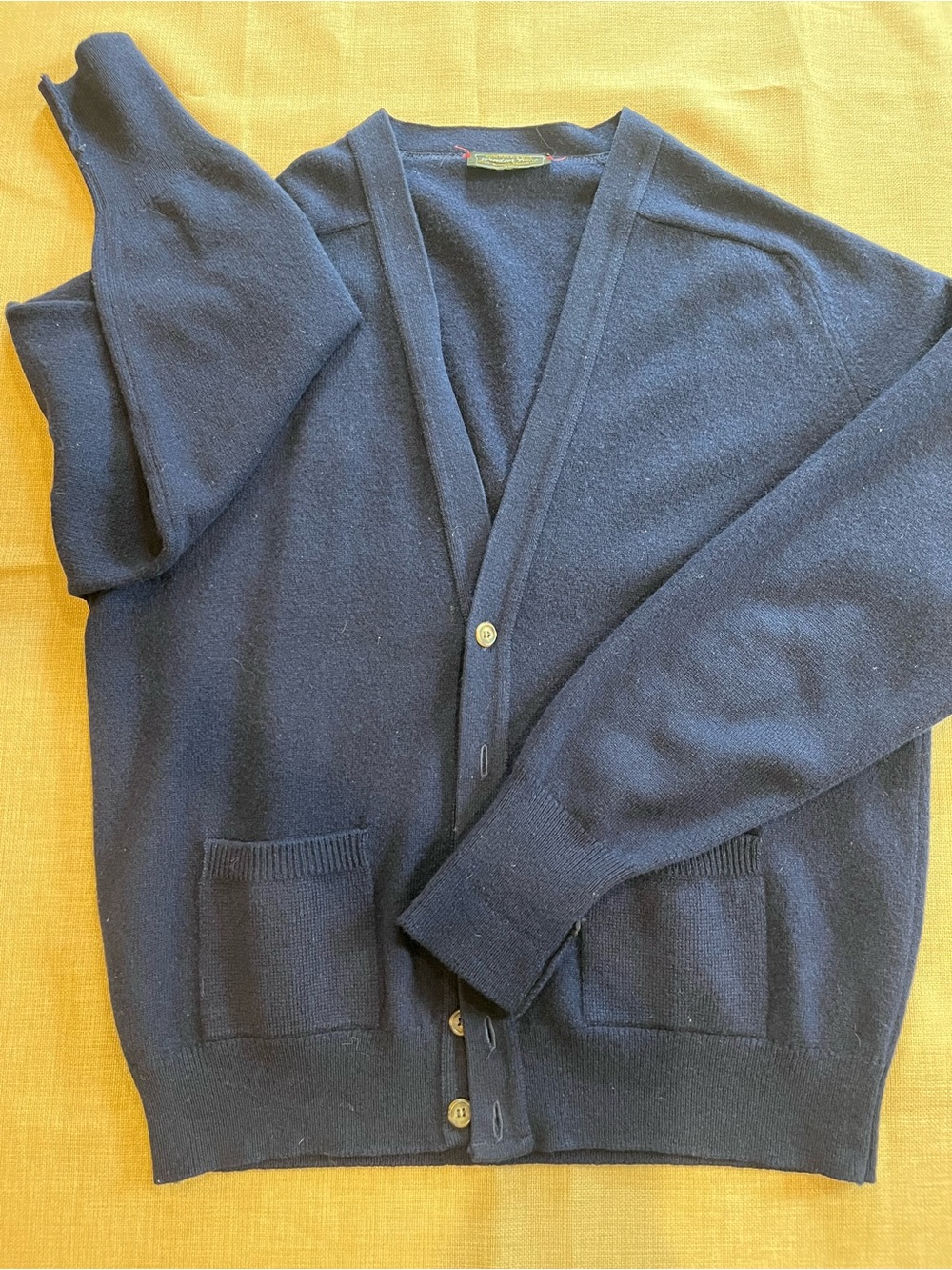 Windsor Men's Navy Button-Front Cardigan